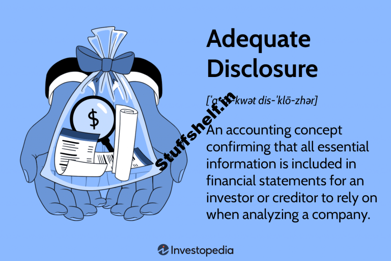 Adequate Disclosure