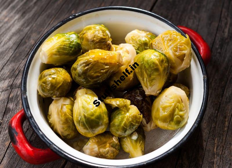 Whole Brussels Sprouts Steamed, Stir Fried, Roasted