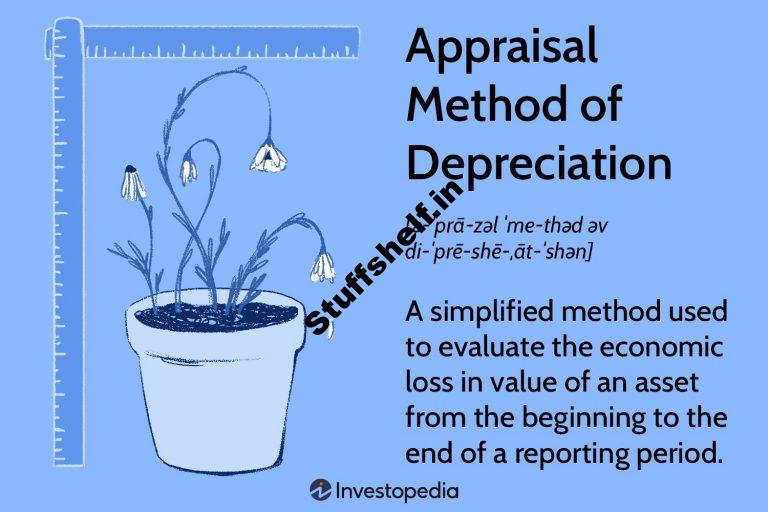 Appraisal Method Of Depreciation Definition