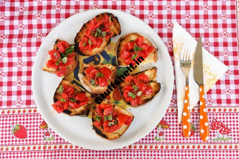 Garden Tomato Bruschetta Harvest to Table