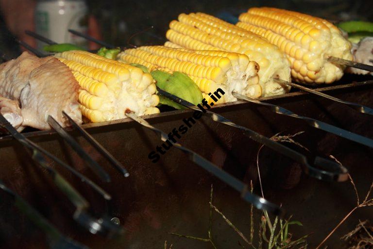 Grilled Corn with Seasoned Butter