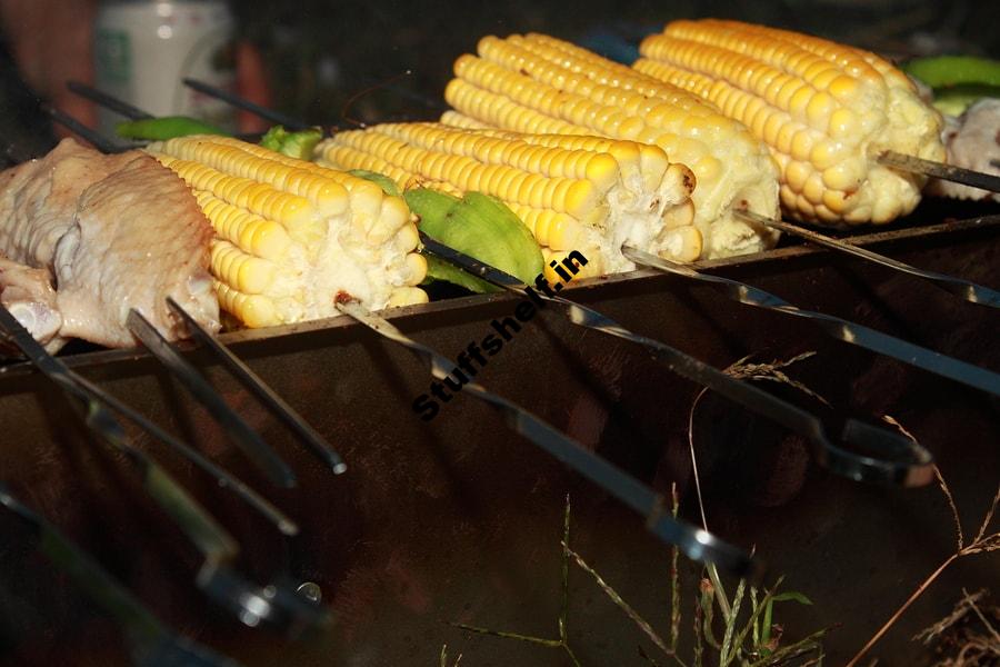 Grilled Corn with Seasoned Butter