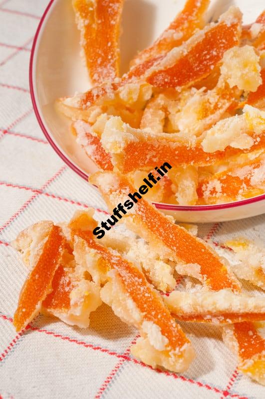 Candied Orange Peel or Any Citrus Peel