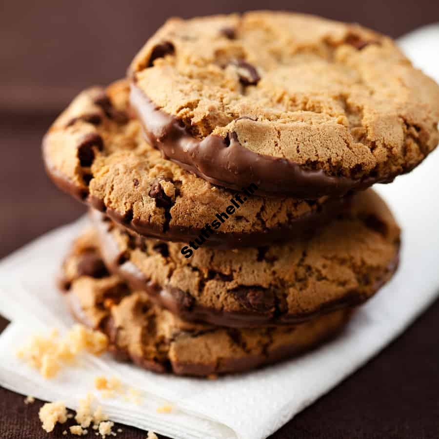 Chocolate Chip and Dip Applesauce Cookies