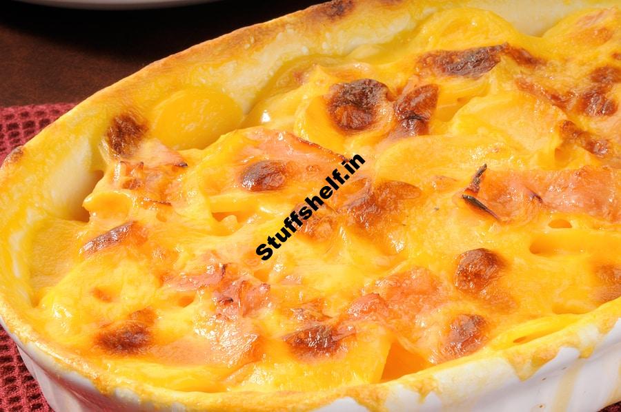 Ham Potato and Cheese Gratin