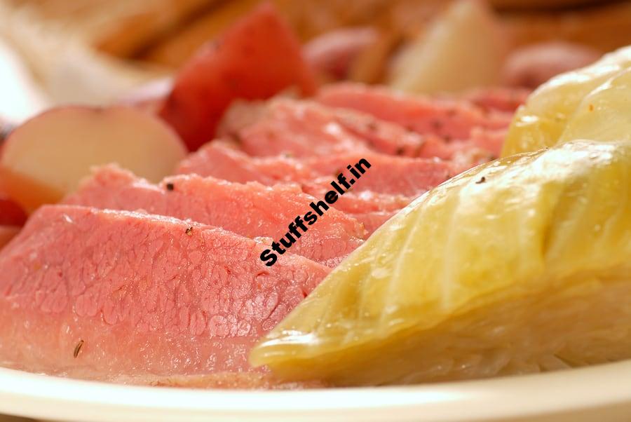 Corn Beef and Cabbage Slow Cooked