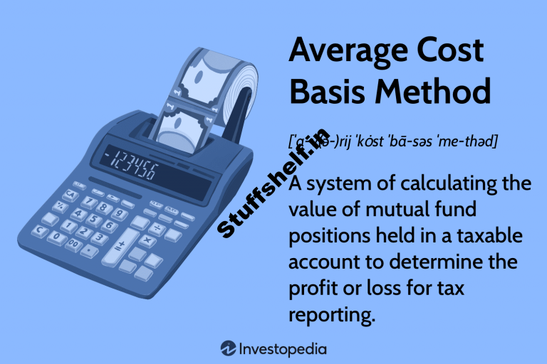 Average Cost Basis Method Definition Calculation Alternatives