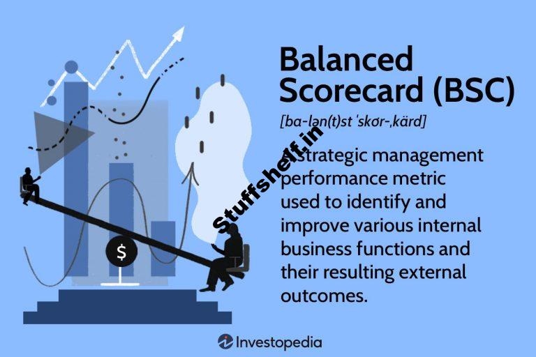 What Is a Balanced Scorecard BSC How Is it Used in Business