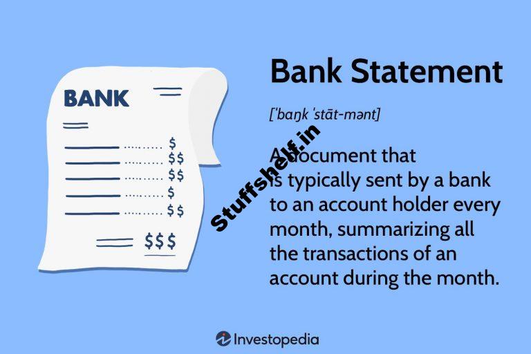 What Is a Bank Statement Definition Benefits and Requirements