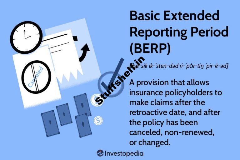 Basic Extended Reporting Period BERP Definition