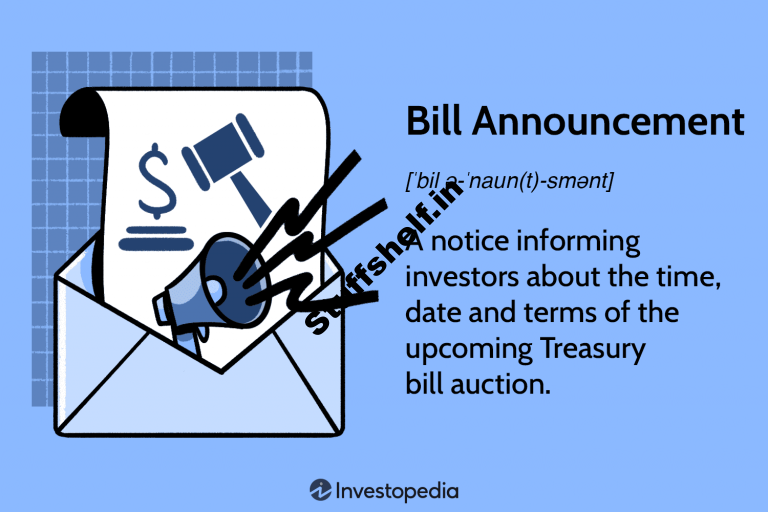 Bill Announcement Definition