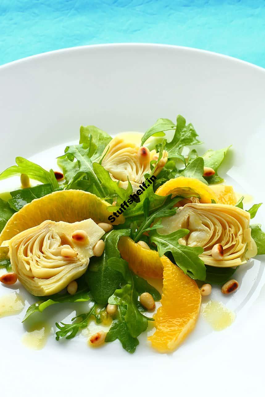 Artichokes and Mint Side Salad