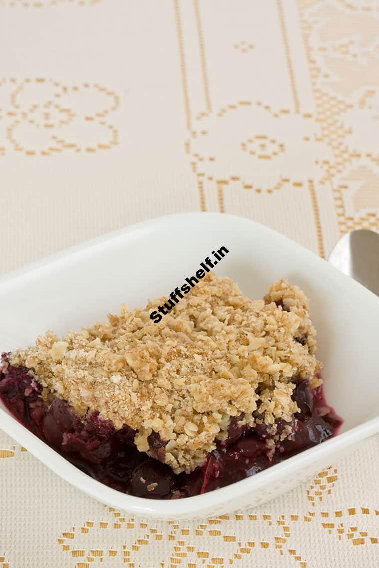 Blueberry Zweiback Crumble Harvest to Table