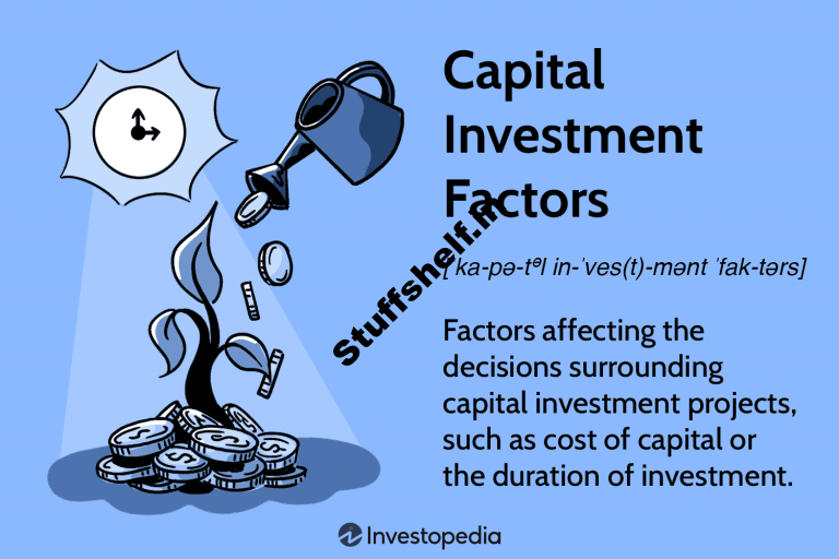 Capital Investment Factors Definition