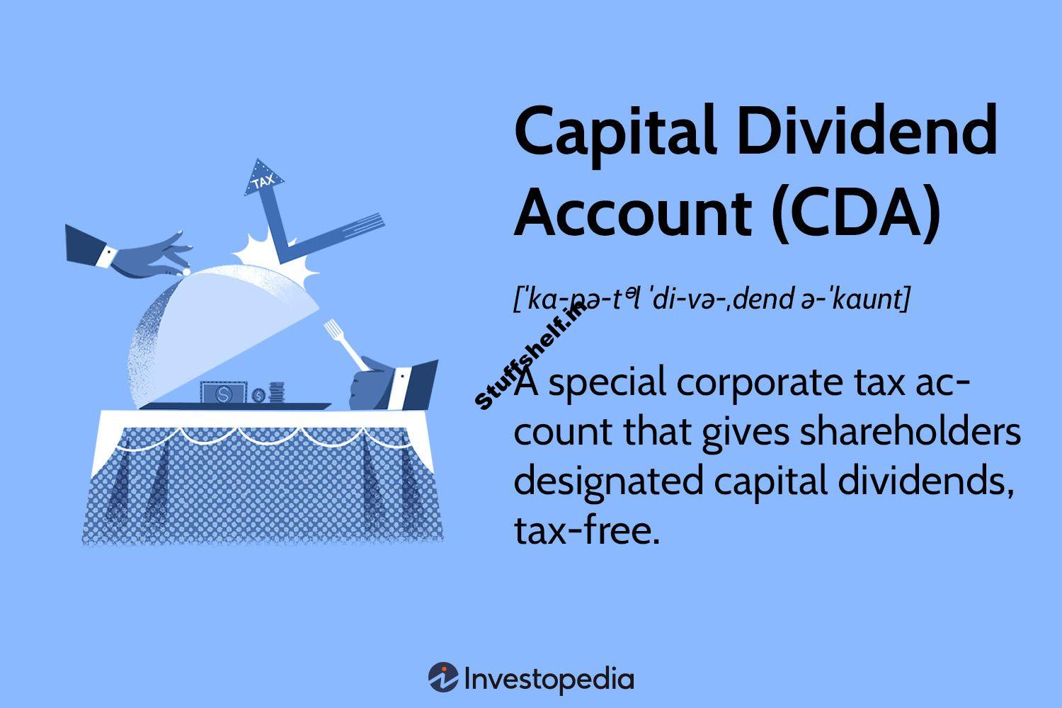 Capital Dividend Account CDA Definition and Tax Treatment