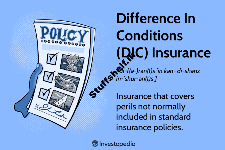 Difference In Conditions DIC Insurance Definition and Examples