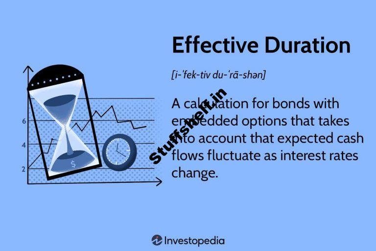 Environment friendly Duration: Definition, Elements, Example