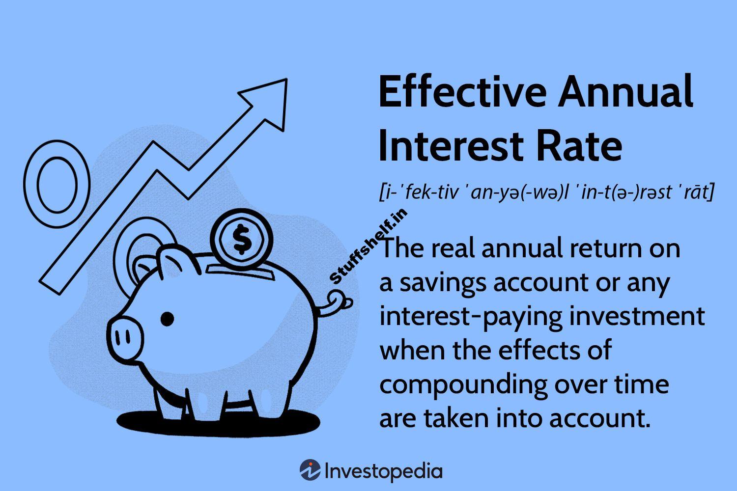 Effective Annual Interest Rate: Definition, Formula, and Example