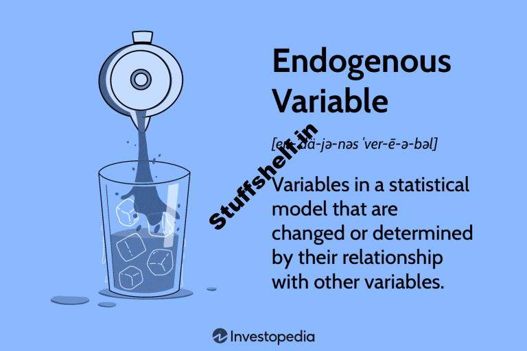 Endogenous Variable Definition Meaning and Examples