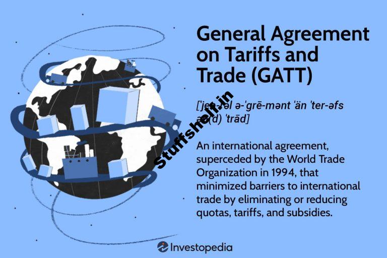 What Is the General Agreement on Tariffs and Trade GATT