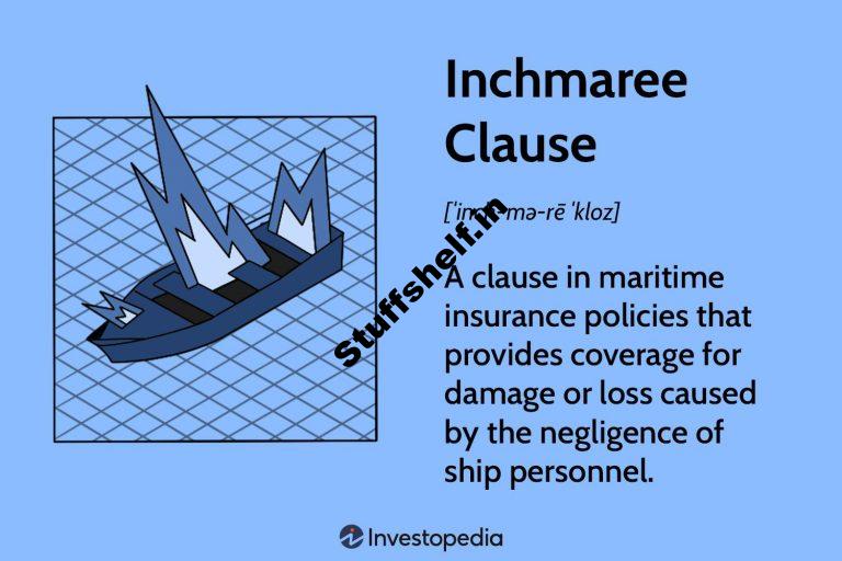 Inchmaree Clause Definition