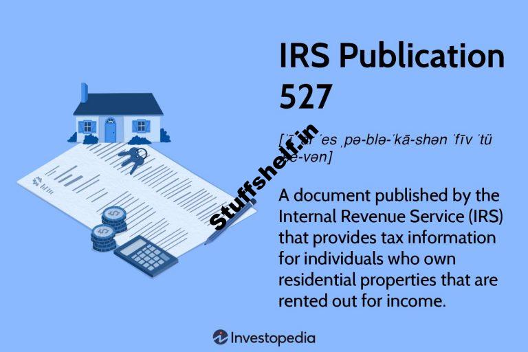 IRS Publication 527