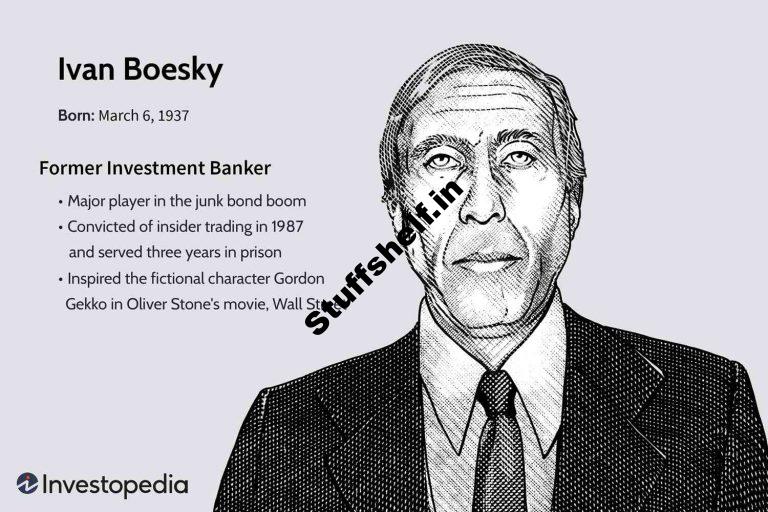 Who Is Ivan Boesky? Why Did He Cross to Prison?