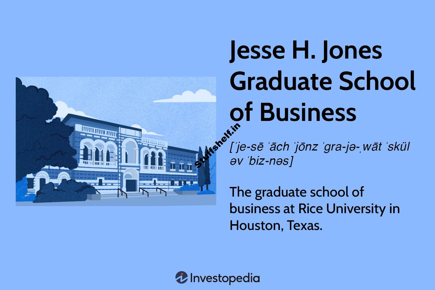 Jesse H. Jones Graduate School of Business Definition