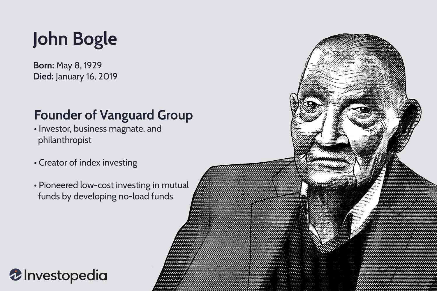 Who Was John Bogle? Vanguard Founder, Father of Indexing