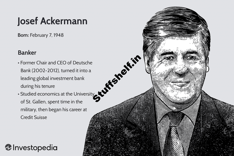 Who Is Josef Ackermann What Is a Subprime Mortgage