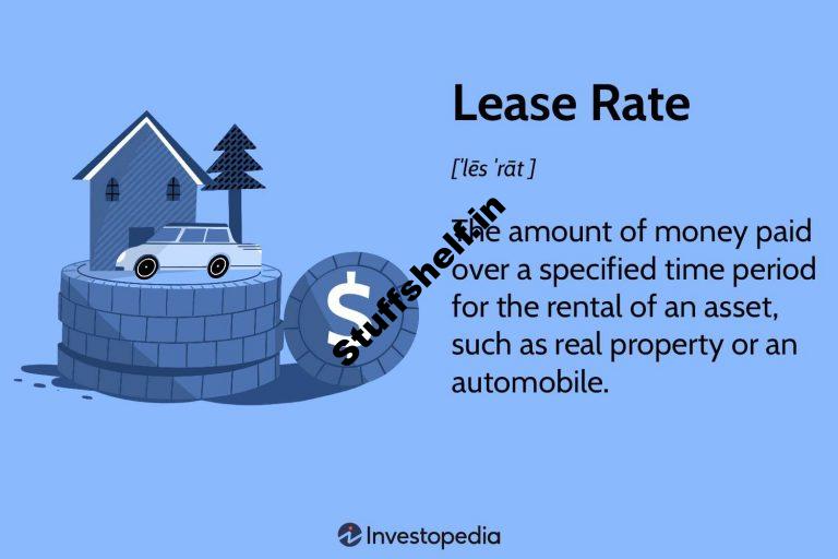 Lease Rate Definition