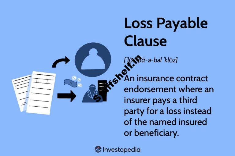 Loss Payable Clause Definition