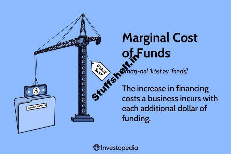 Marginal Cost Of Funds Definition