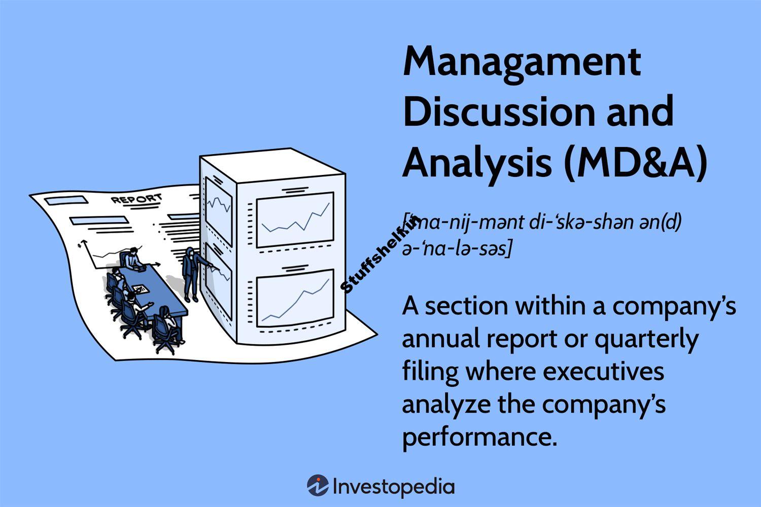 Management Discussion and Analysis (MD&A): Definition and Example