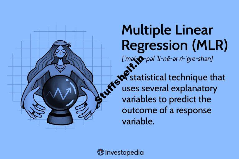 Multiple Linear Regression MLR Definition Formula and Example