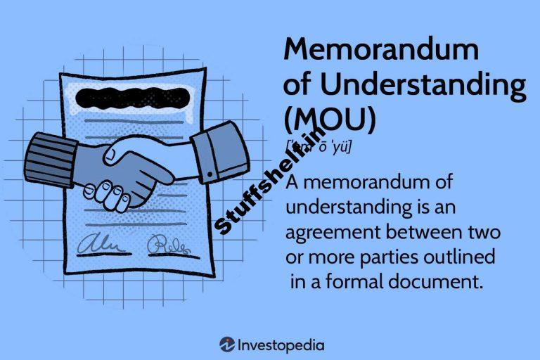 Memorandum of Understanding MOU Defined Whats In It ProsCons MOU vs MOA