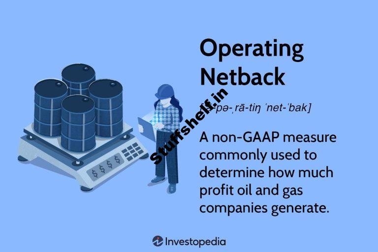 Operating Netback Definition