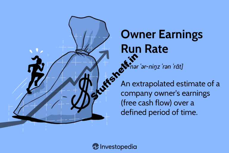 Owner Earnings Run Rate Definition