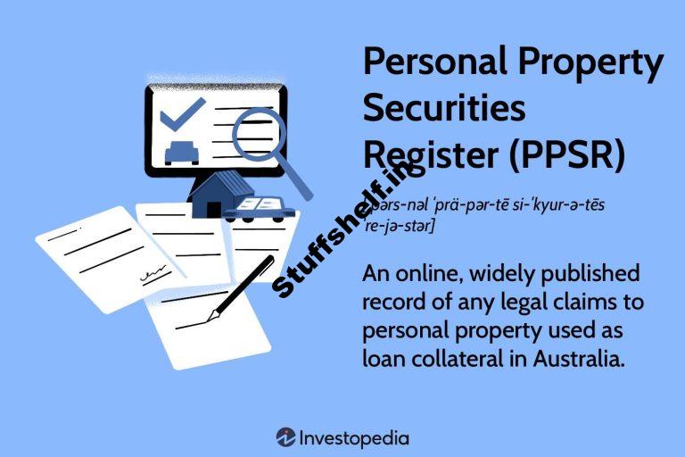 Personal Assets Securities Enroll (PPSR) Definition