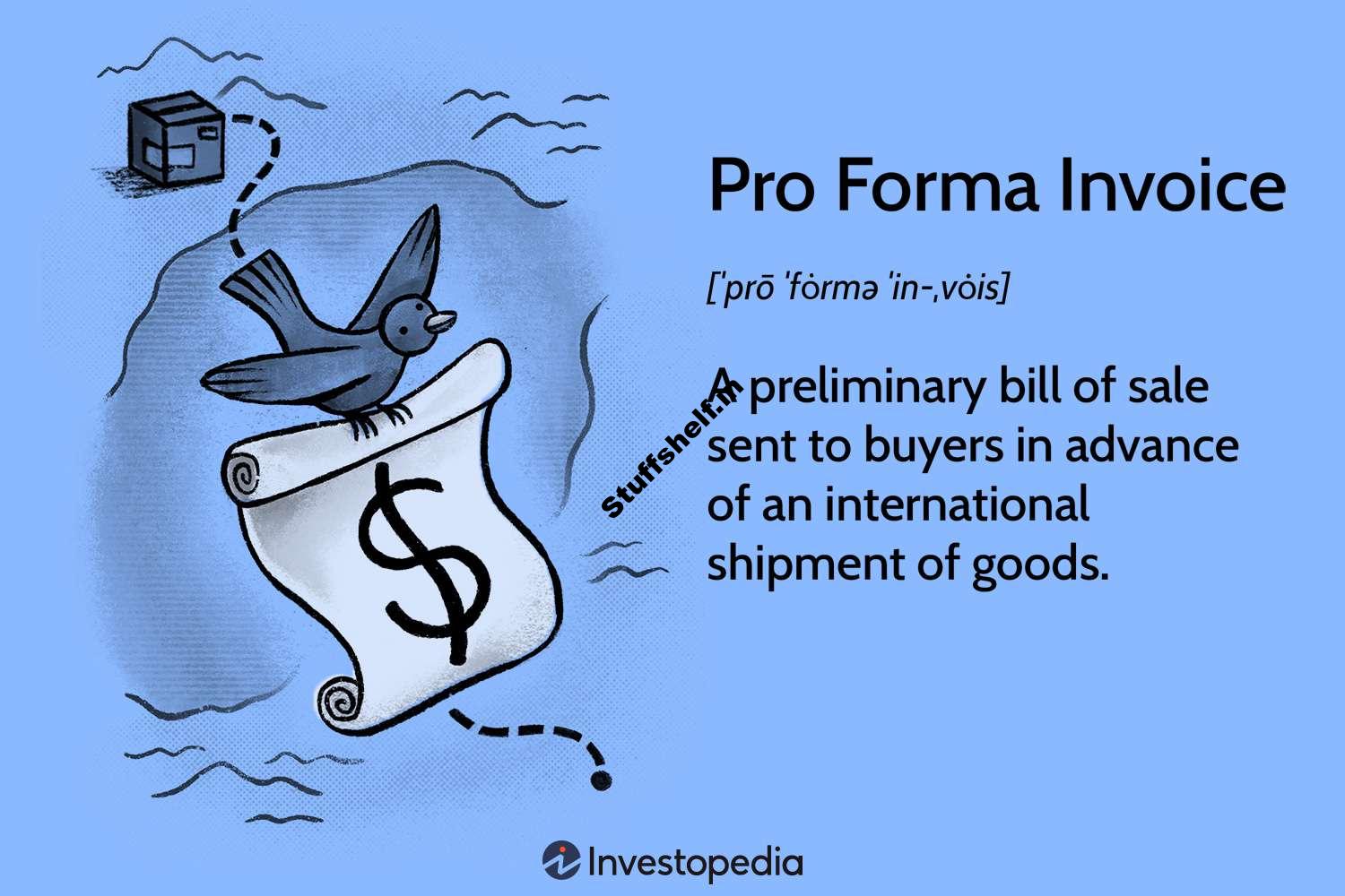 What Is a Pro Forma Invoice? Required Information and Example