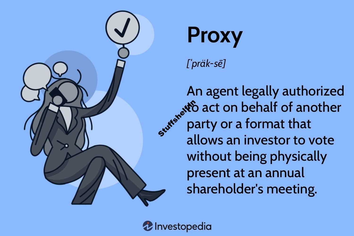 Proxy Definition, How It Works, Statements, Benefits, and Example