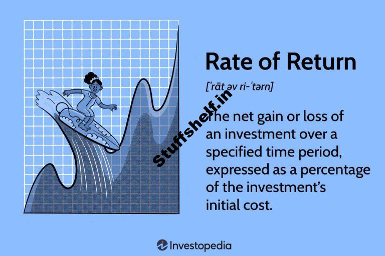 Rate of Return RoR Meaning Formula and Examples