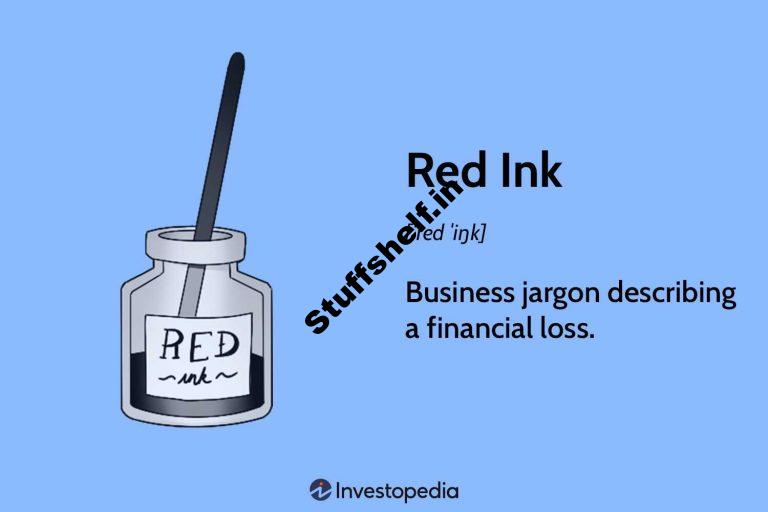 Red Ink Definition