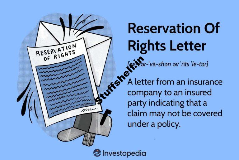 What Is a Reservation of Rights Letter and How Does It Work