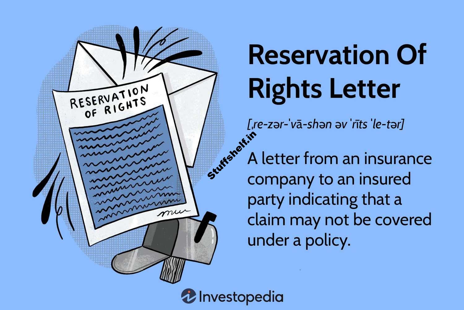 What Is a Reservation of Rights Letter and How Does It Work