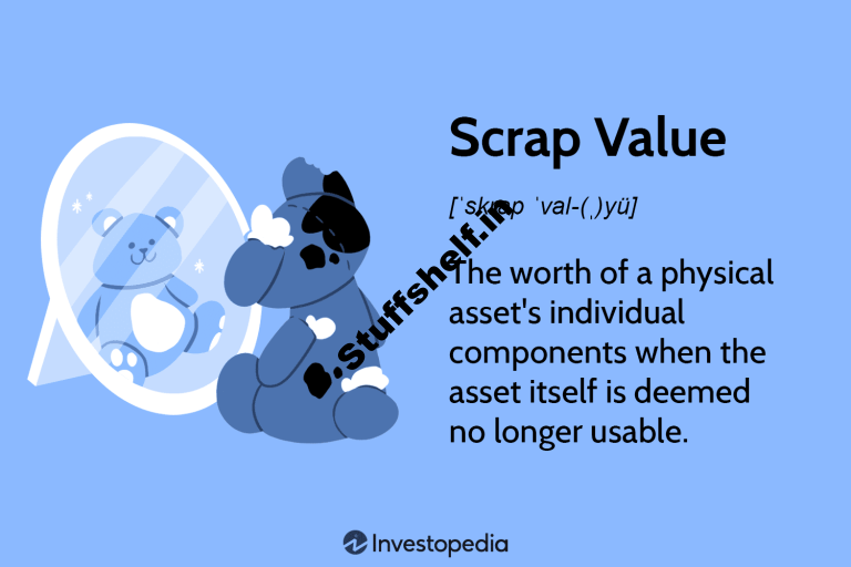 Scrap Value Depreciation Device and Example The usage of It