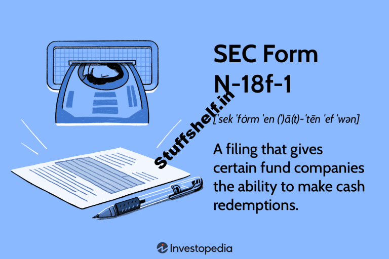 SEC Form N-18f-1 Definition