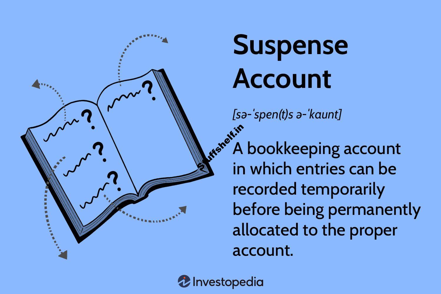 What Is a Suspense Account? How It Works, Types, and Example