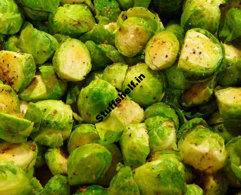 Steamed Brussels Sprouts Harvest to Table