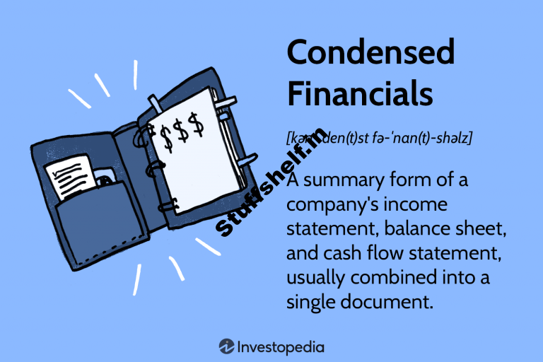 What Are Condensed Financials